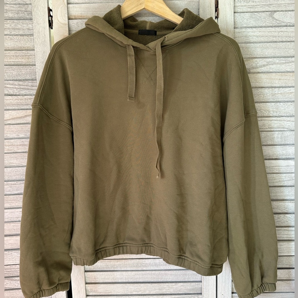 ATM Anthony Thomas Melillo Khaki Knit Sweater